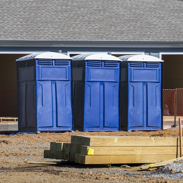 do you offer hand sanitizer dispensers inside the porta potties in Vernon Vermont